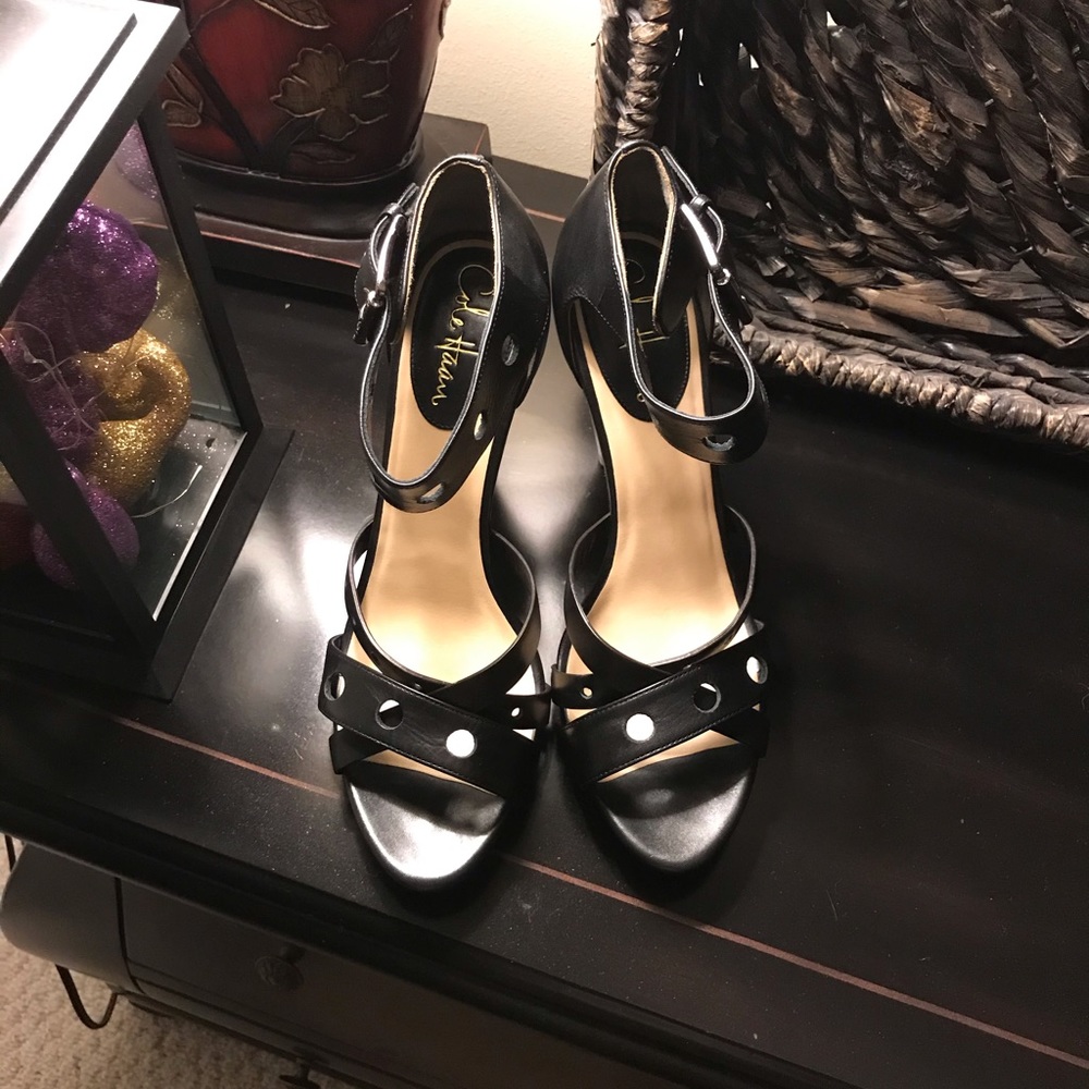Cole Haan Black Ankle Strap Sandals! 🔥🔥🔥